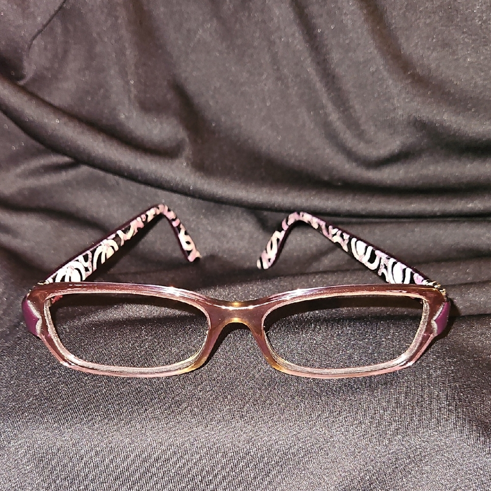 Bulgari Purple and Gold Women's Glasses
